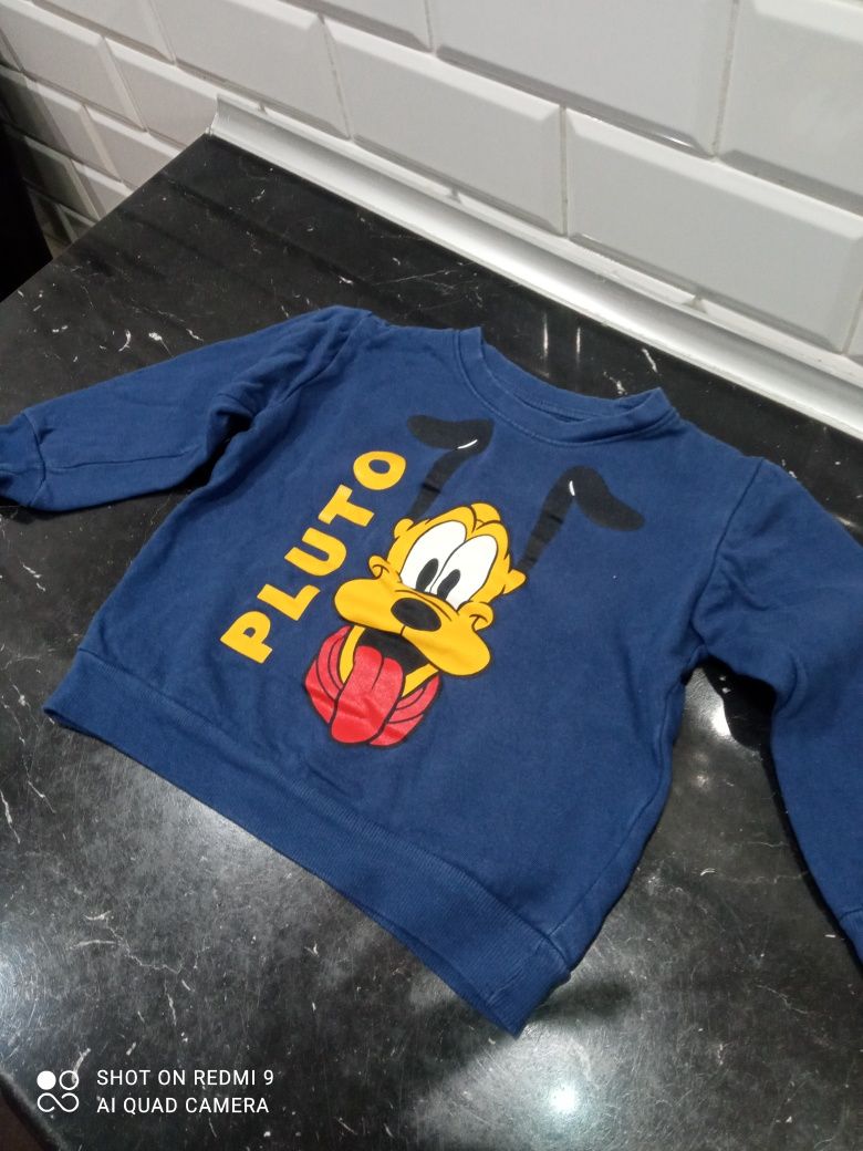 Bluza pluto dla chłopca rozmiar 98/104 Tanio zapraszam