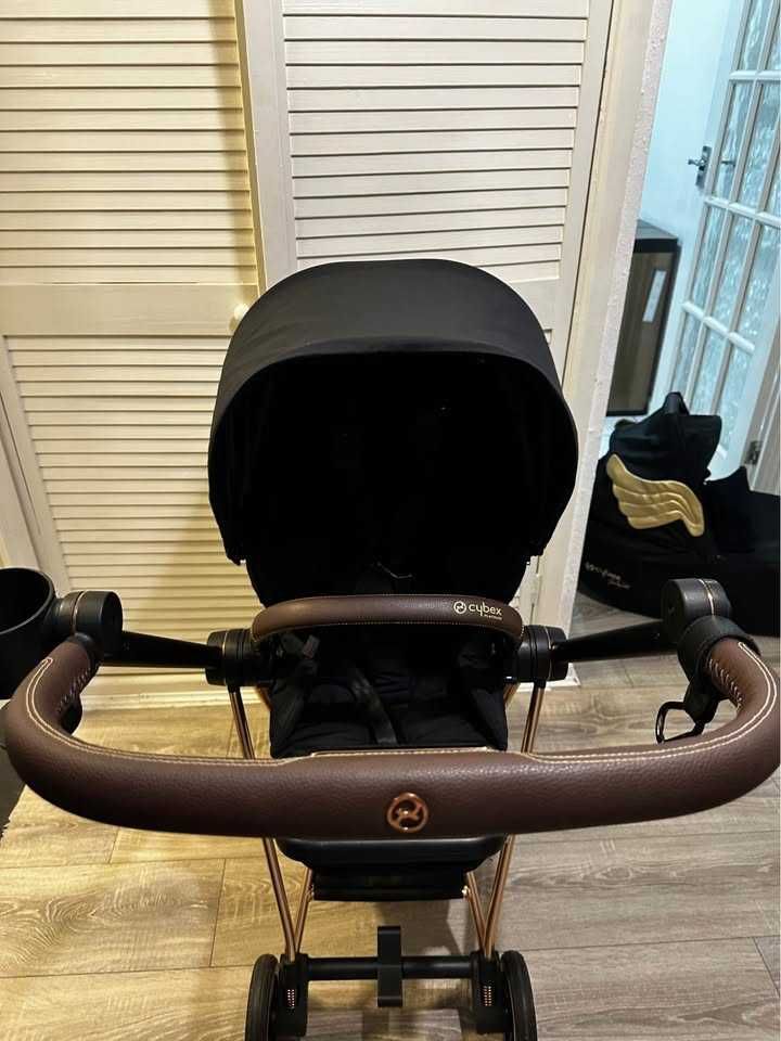 wóżek dziecięcy Cybex Mios Rose Gold x Jeremy Scott Gold Wings