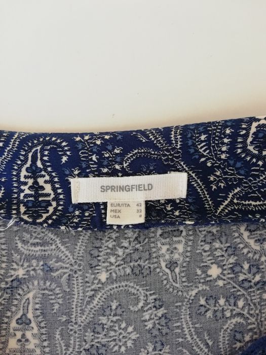 Vestido estampado - marca Springfield - T. 42