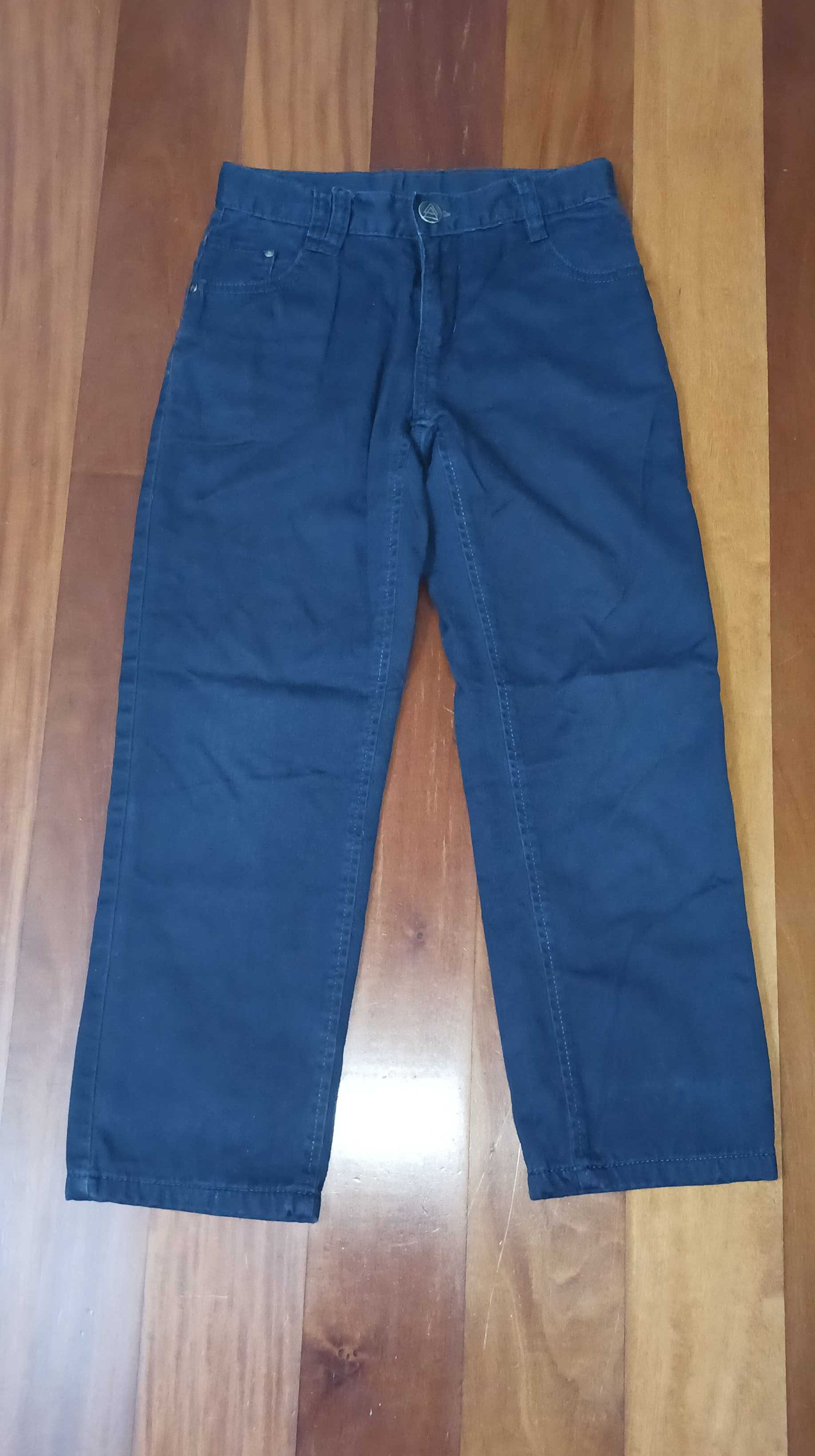 2 Calças de sarja para criança - 7/8 anos
