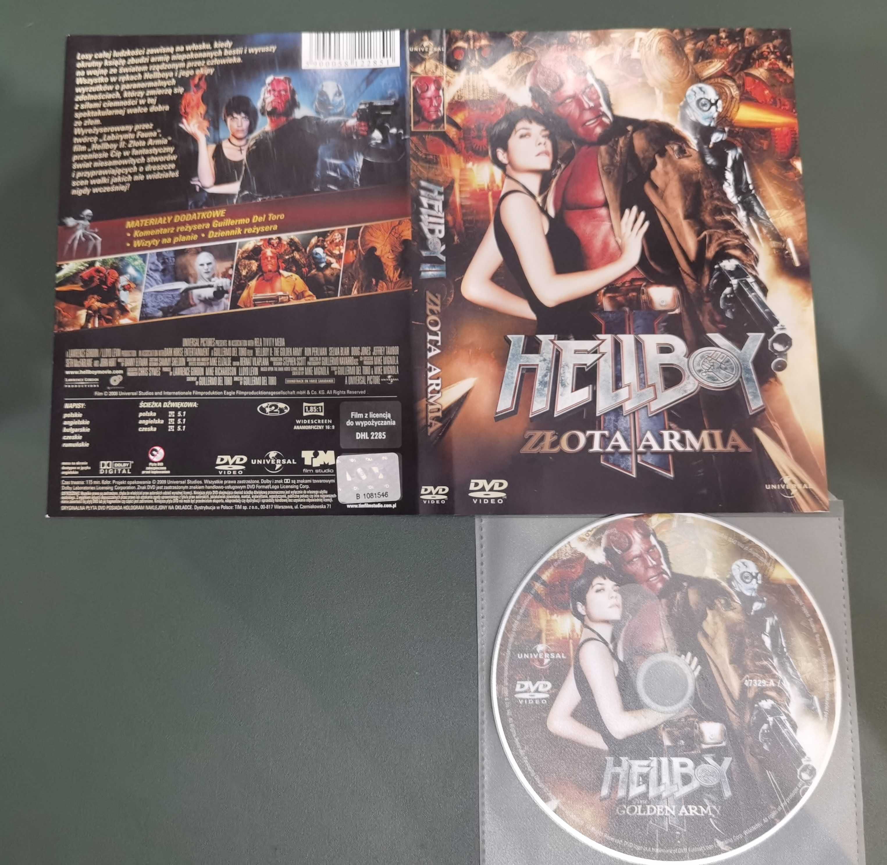 Hellboy: Złota armia [DVD]