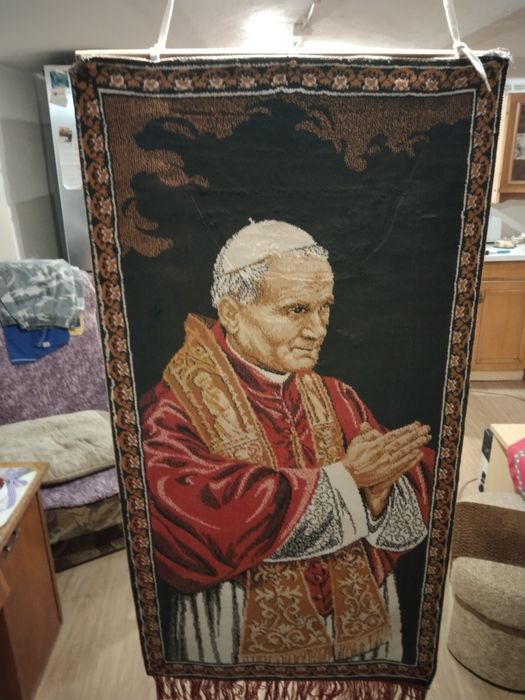 Witam mam do sprzedania makatę z Janem Pawłem ll