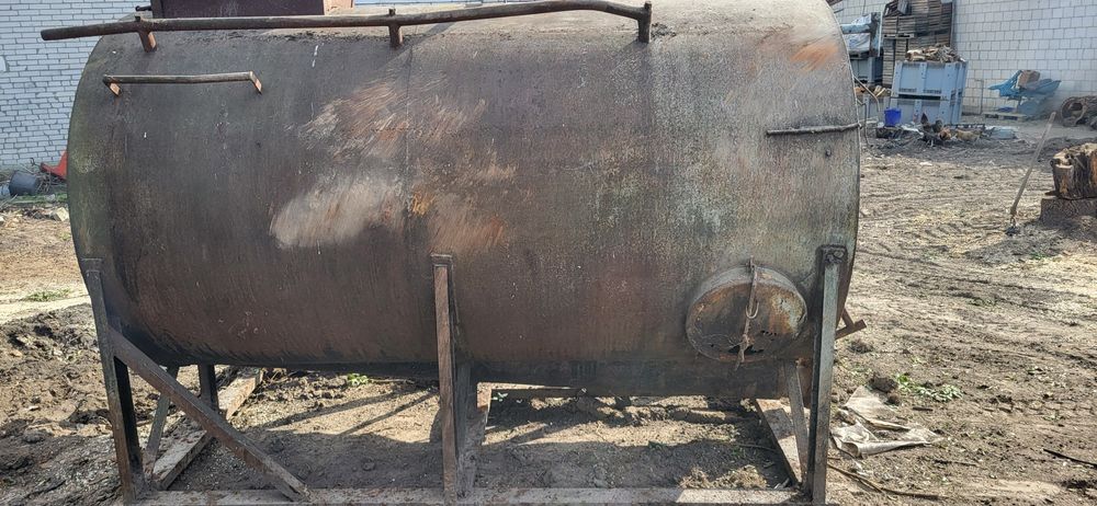 Beczka metalowa, zbiornik na deszczówkę