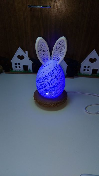 Подарунки антистрес кролик нічник декор з 3д друк пружинки