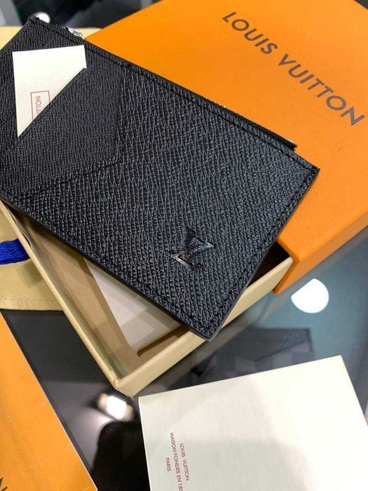 Кардхолдер Луи Виттон черный кошелек Louis Vuitton картхолдер LV