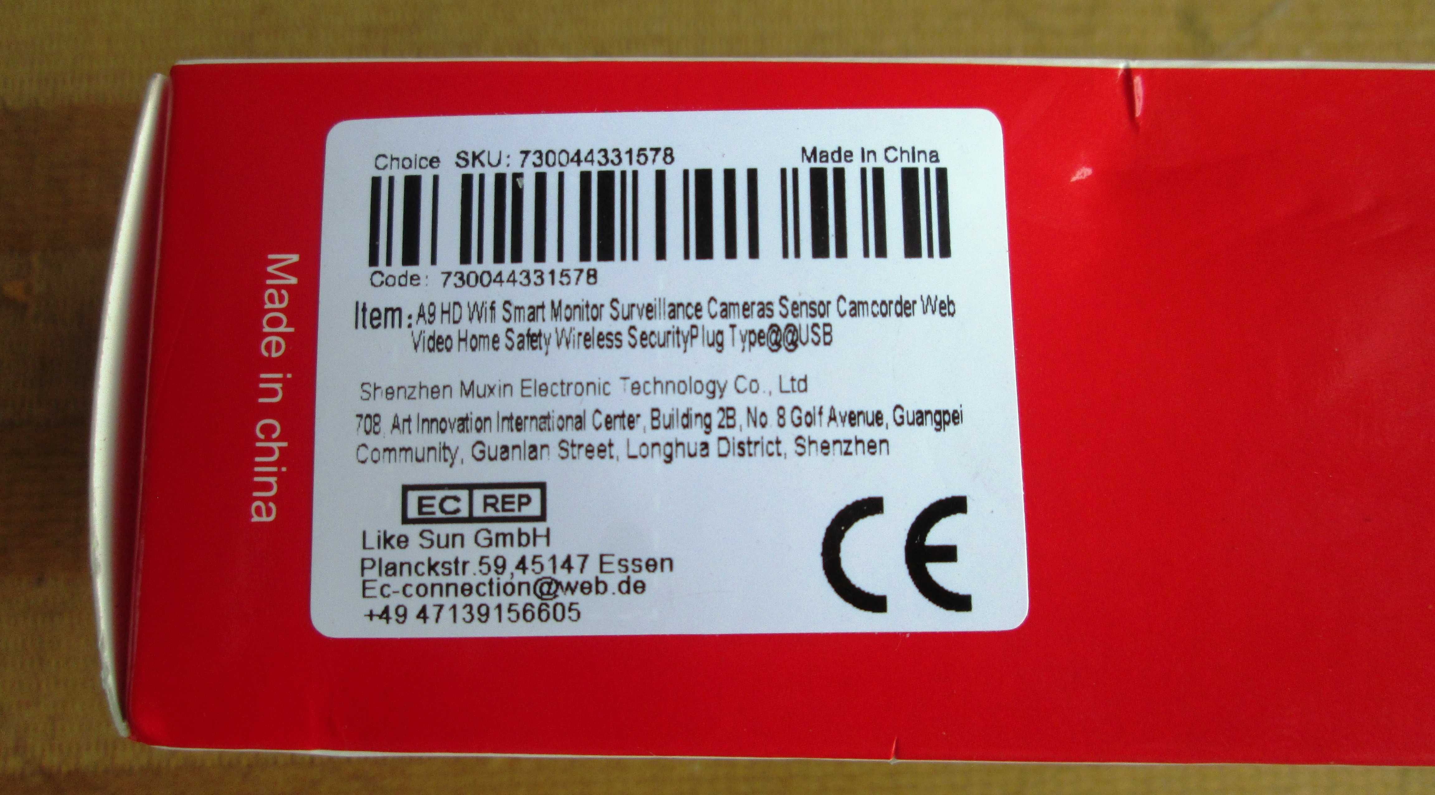 Kamera IP A9 miniaturowa