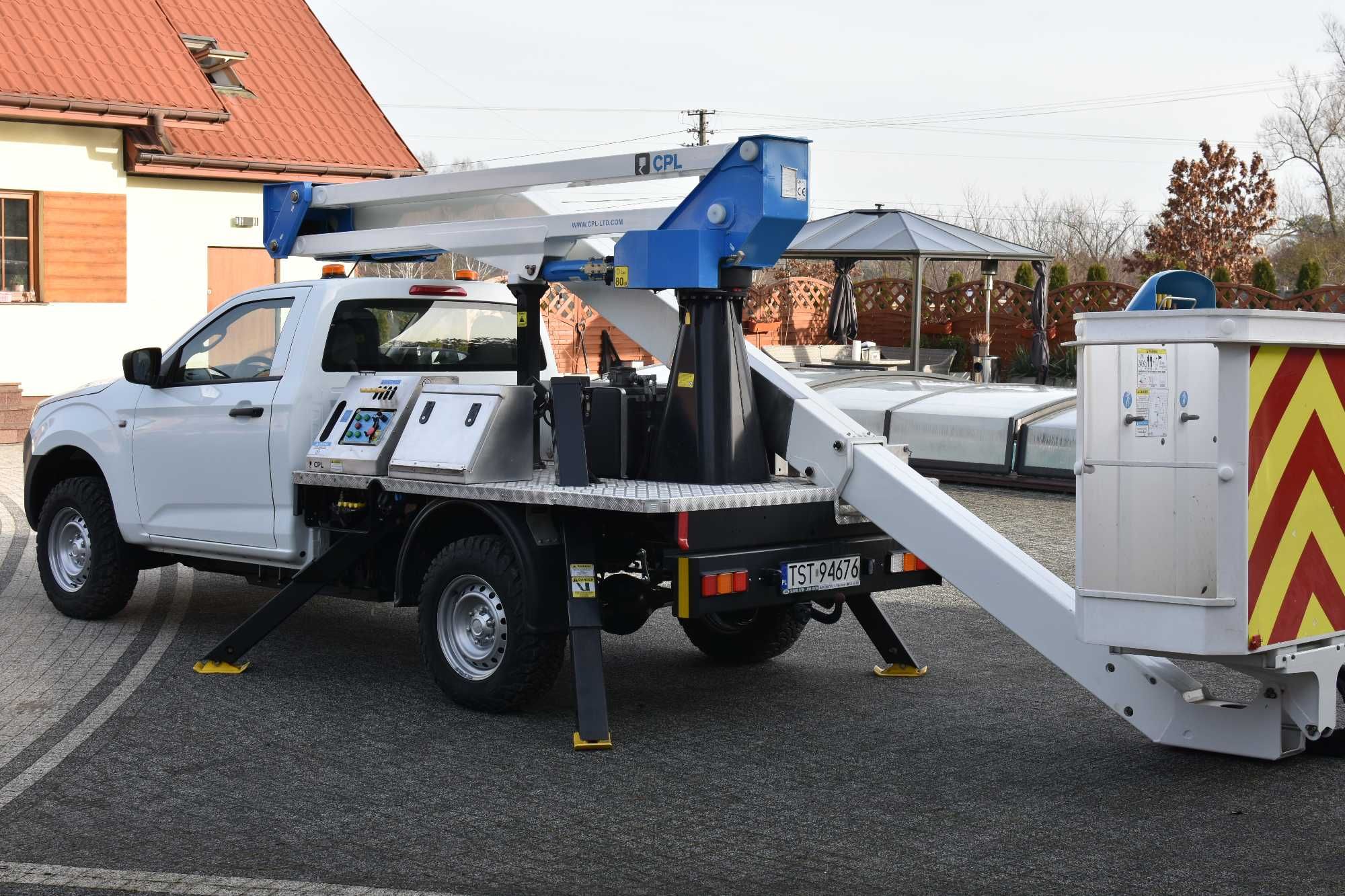 Isuzu D Max Podest Zwyżka Podnośnik koszowy CPL P 130 NOWY