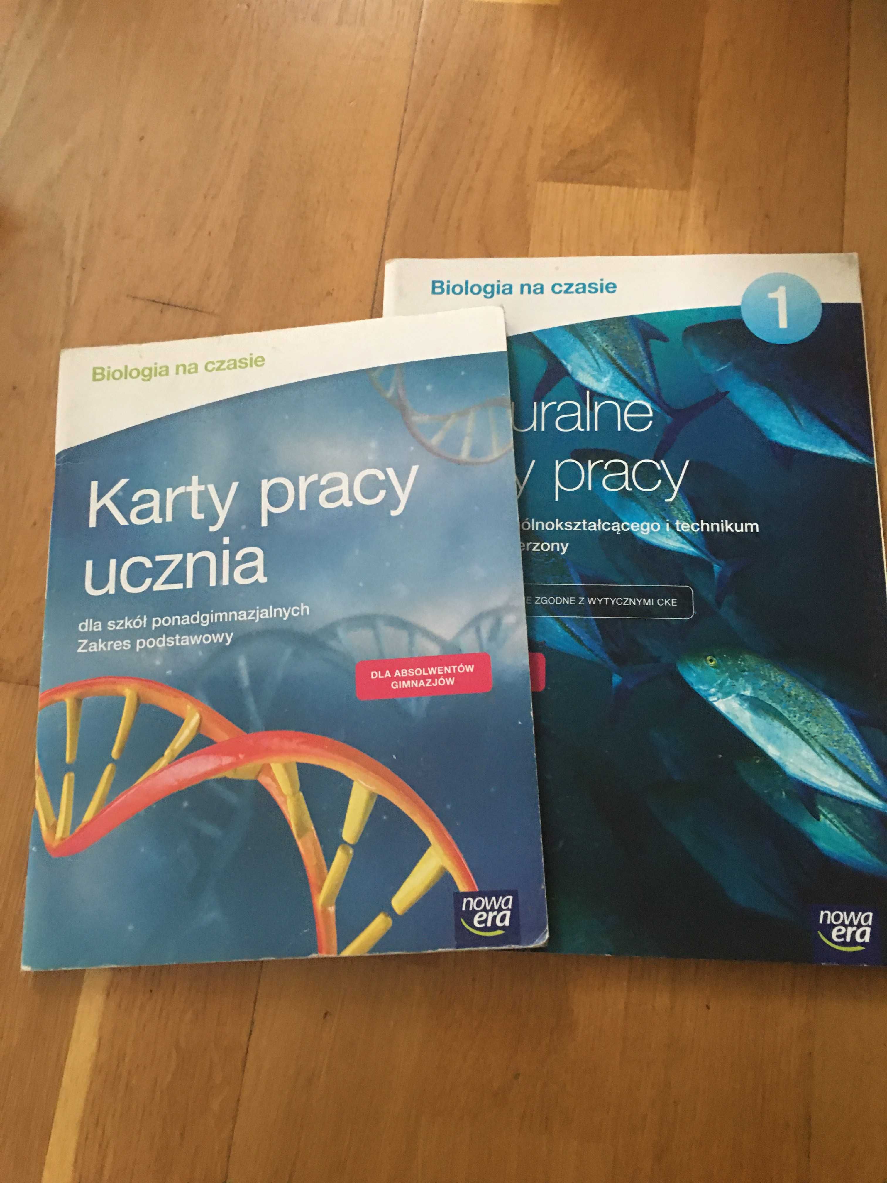 Biologia na czasie - Karty pracy ucznia + Maturalne karty pracy