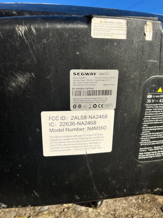 Segway minLITE, бу