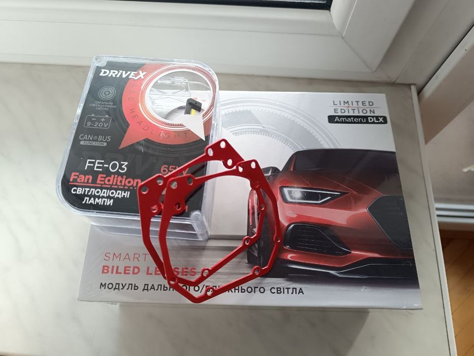 Фари бі-лед Опель Омега Б рестайл