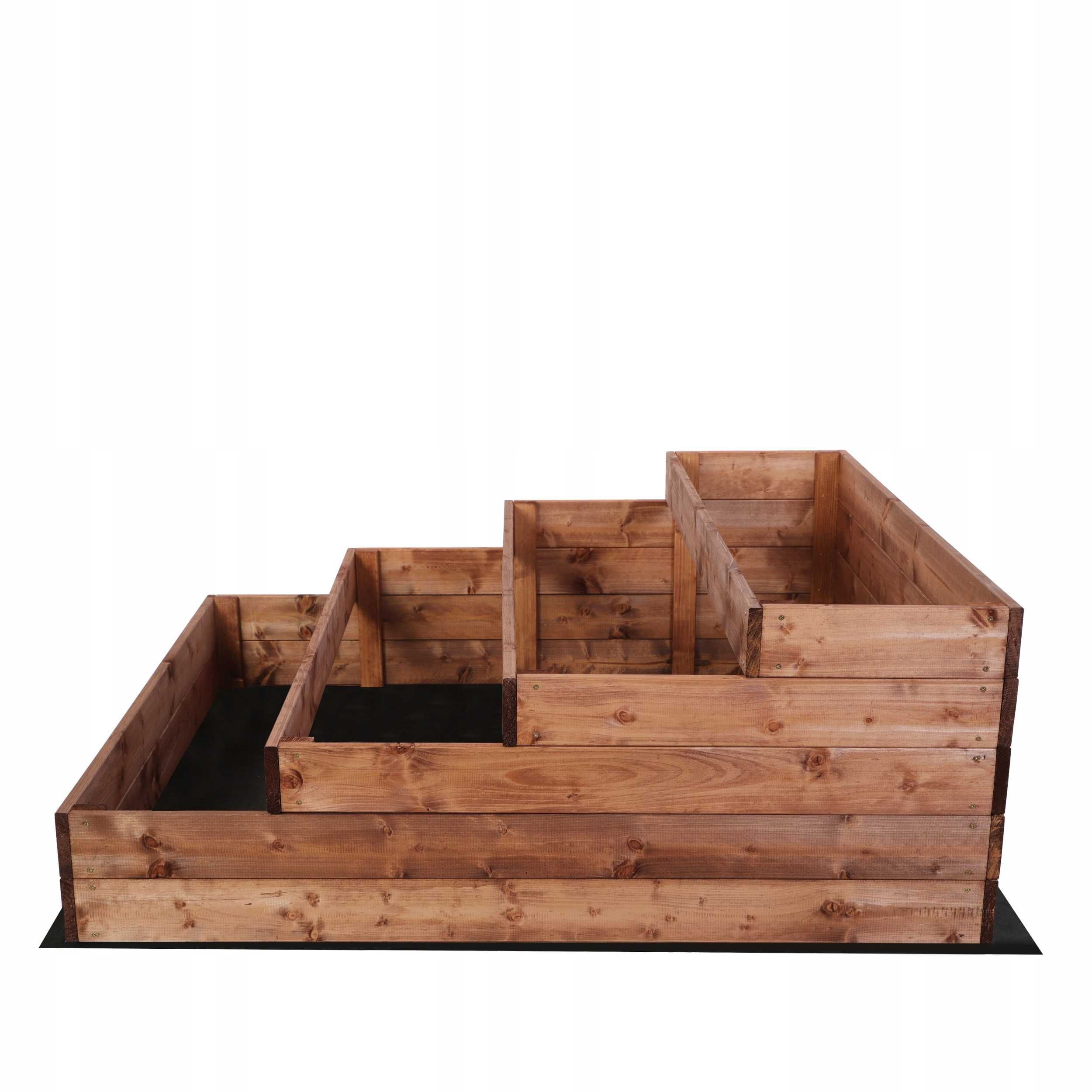 Skrzynie ogrodowe na warzywa warzywniak donica 45x120x120 IMPREGNOWANY