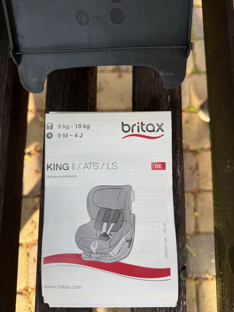 Автокрісло Britax Romer King II ATS Група 1 (від 9 до 18кг)