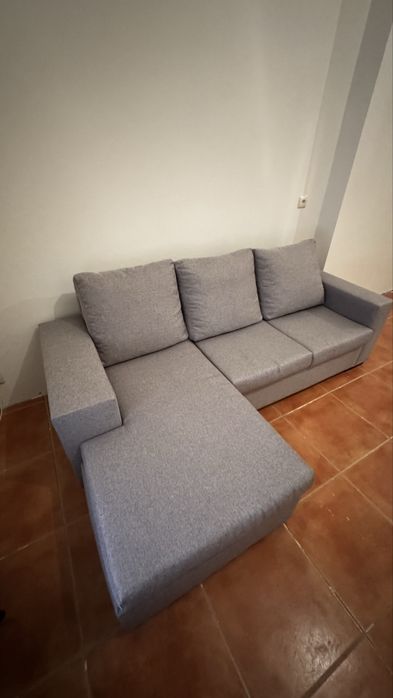 Sofá chaise longue reversível