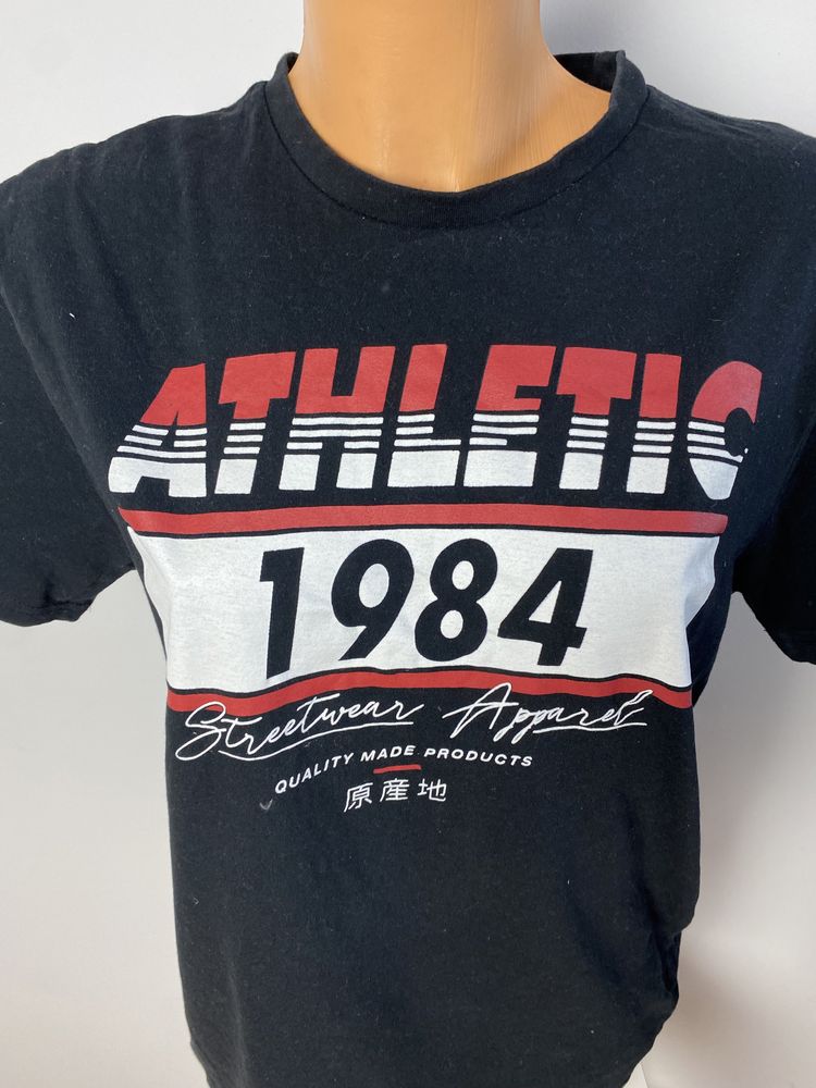 Koszulka athletic 1984 czarna M T-shirt