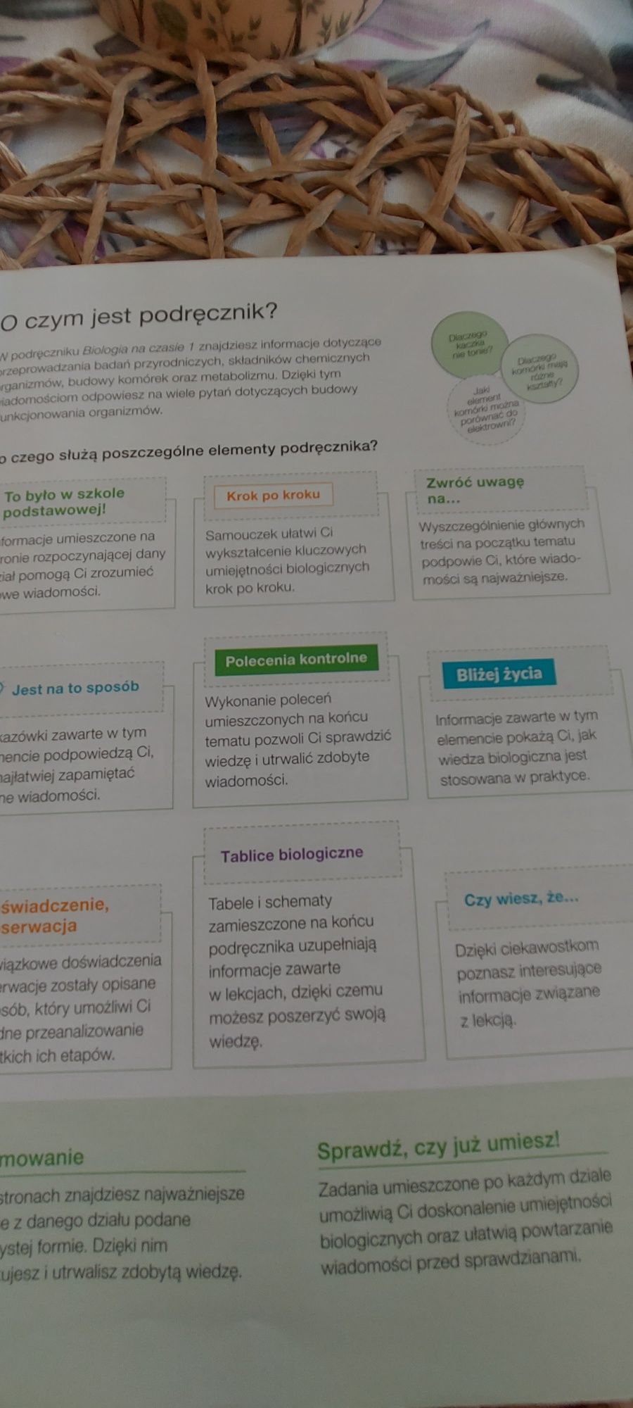 Biologia na czasie klasa 1 podrecznik