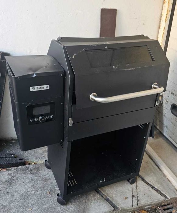 barbecue eléctrico a pellet com pouco uso,  Paleo Naterial