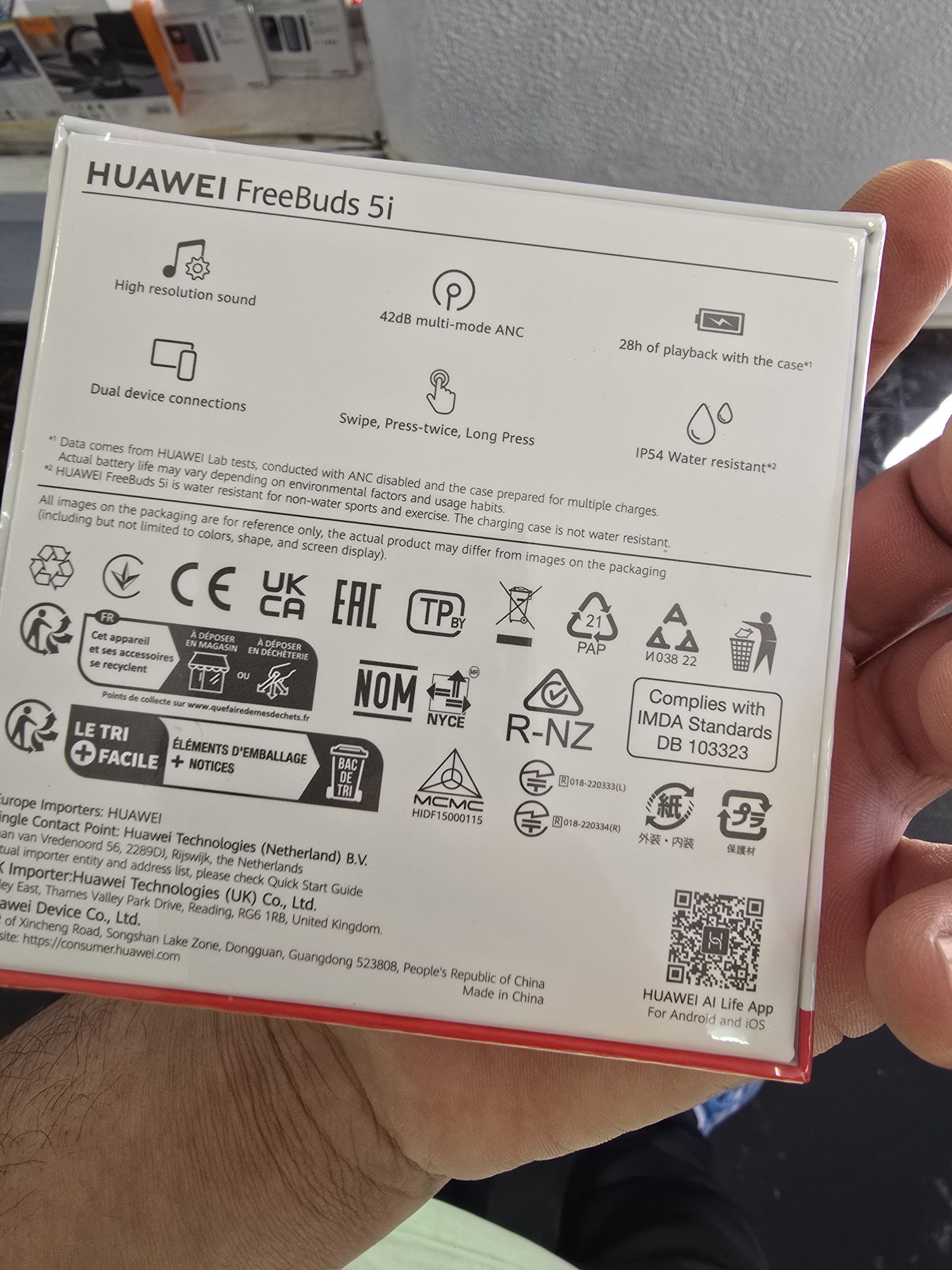 Huawei freebuds 5i.