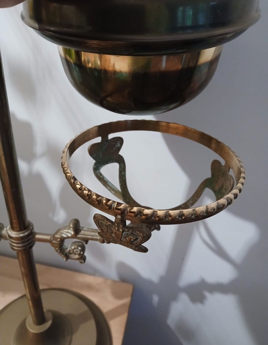 Lampa olejna, naftowa, antyk