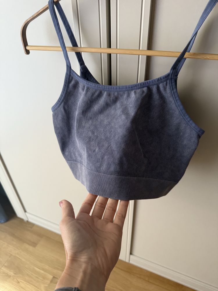 Top H&M XS Granatowy