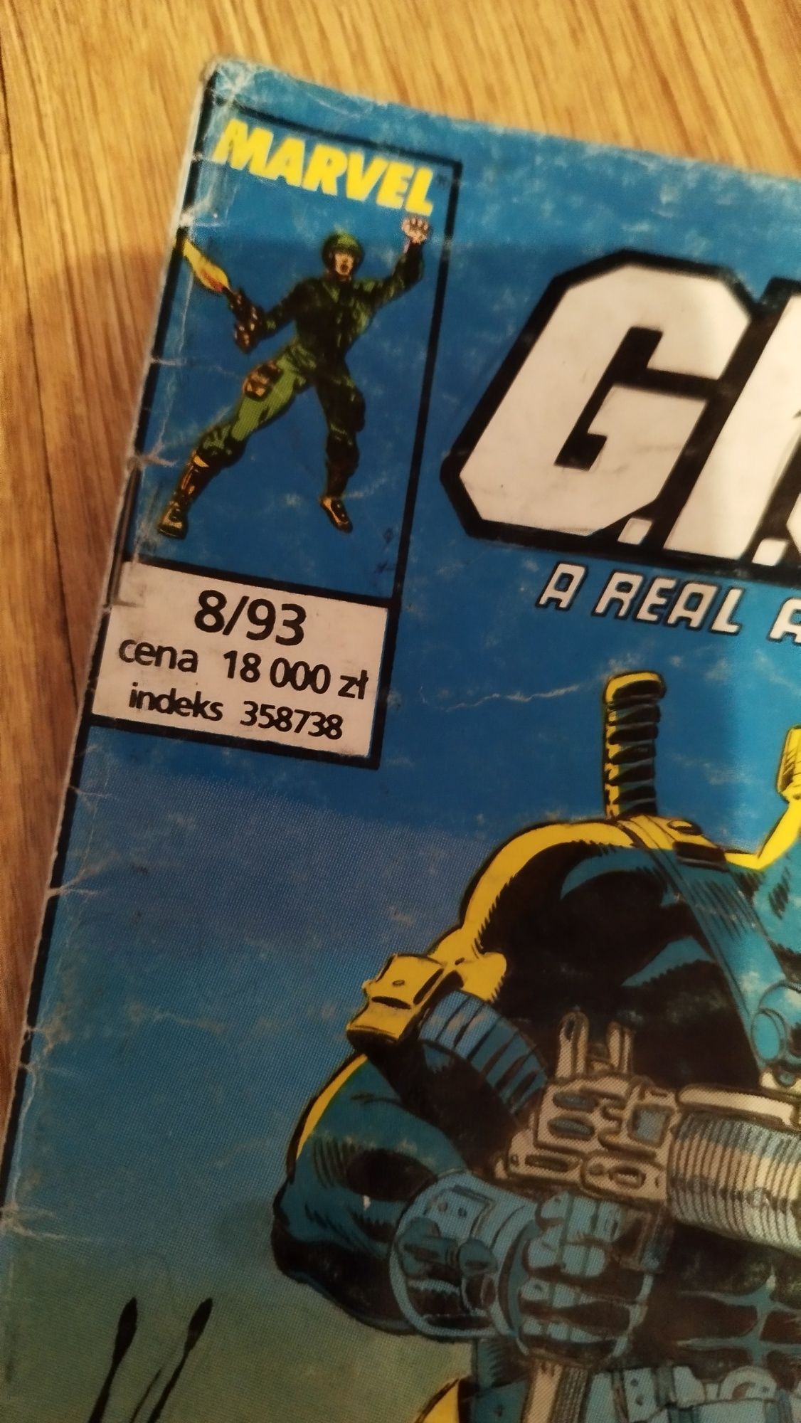 Komiks G.I.JOE Marvel 1993 rok
