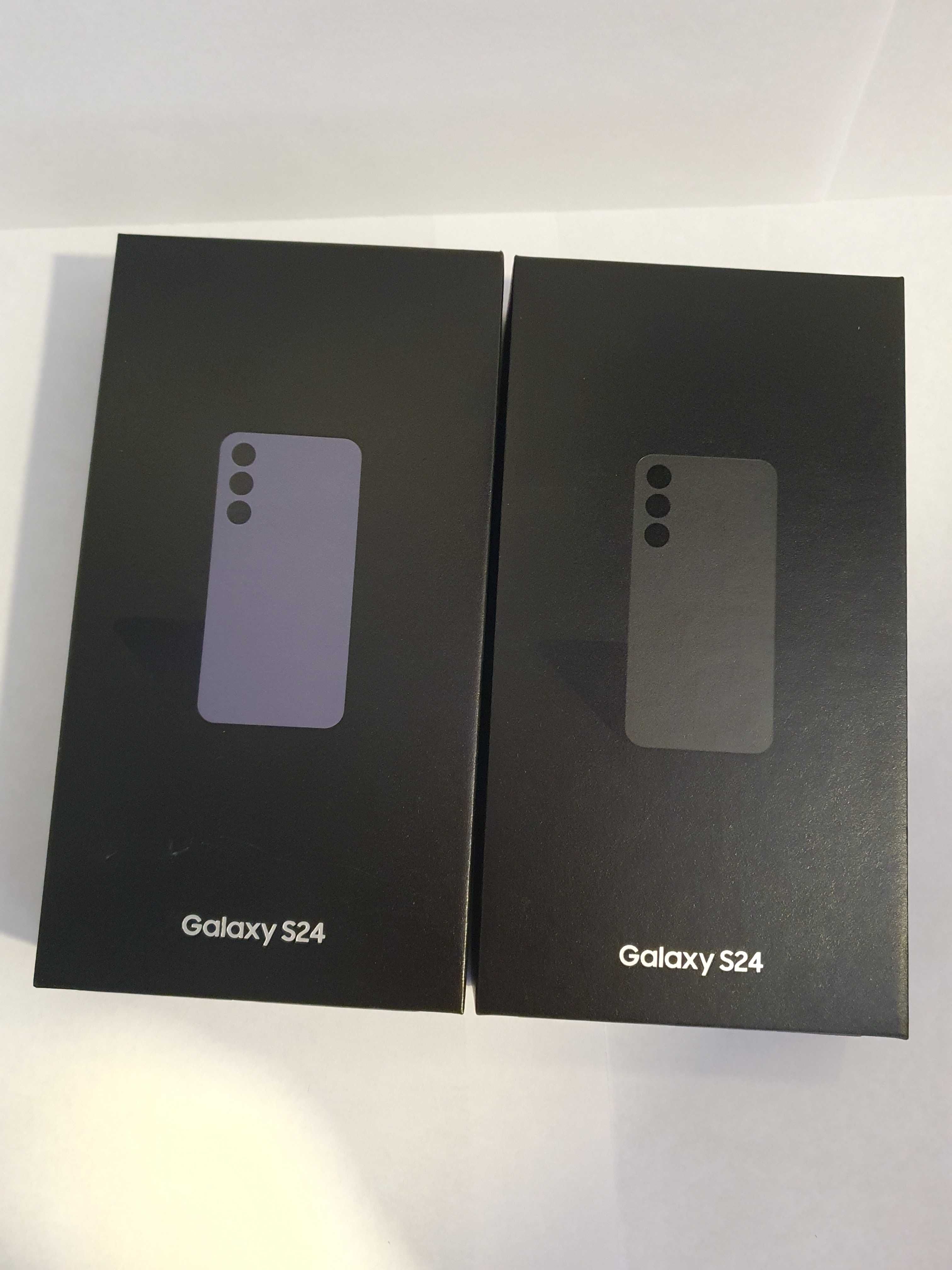 Samsung S24 8/256 czarny, fioletowy  nowy gw.24m.