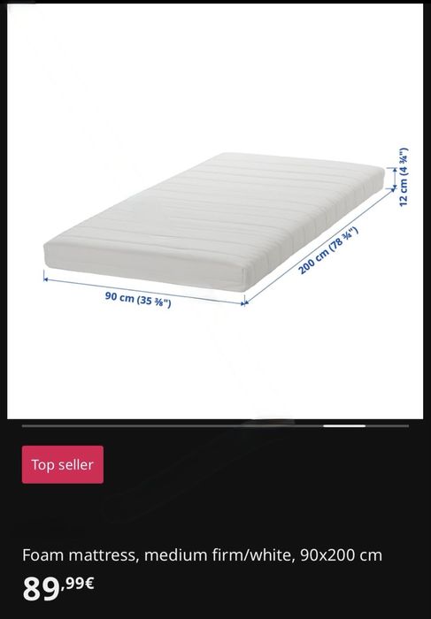 2 Colchões espuma Ikea