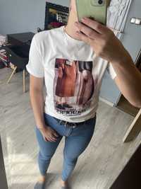 T-shirt damski koszulka damska s mango