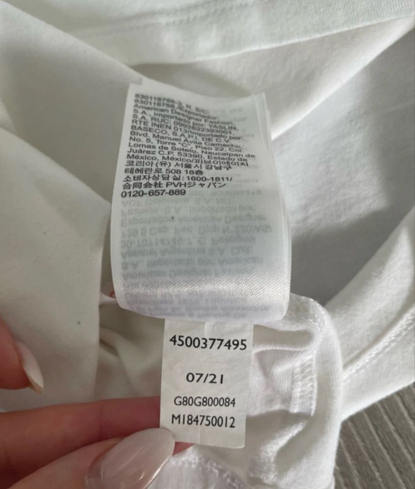 Calvin Klein koszulka do spania dla dziewczynki 152-158