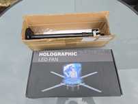 Hologram wentylator z grafika + zaczep/stojak apka do ściany. Raz uzy