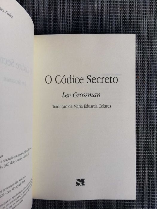 O Códice Secreto - Lev Grossman (portes grátis)