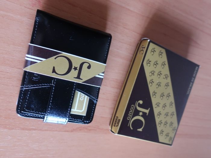 * * * NOVA Carteira Porta Documentos Masculina de Couro  * * *