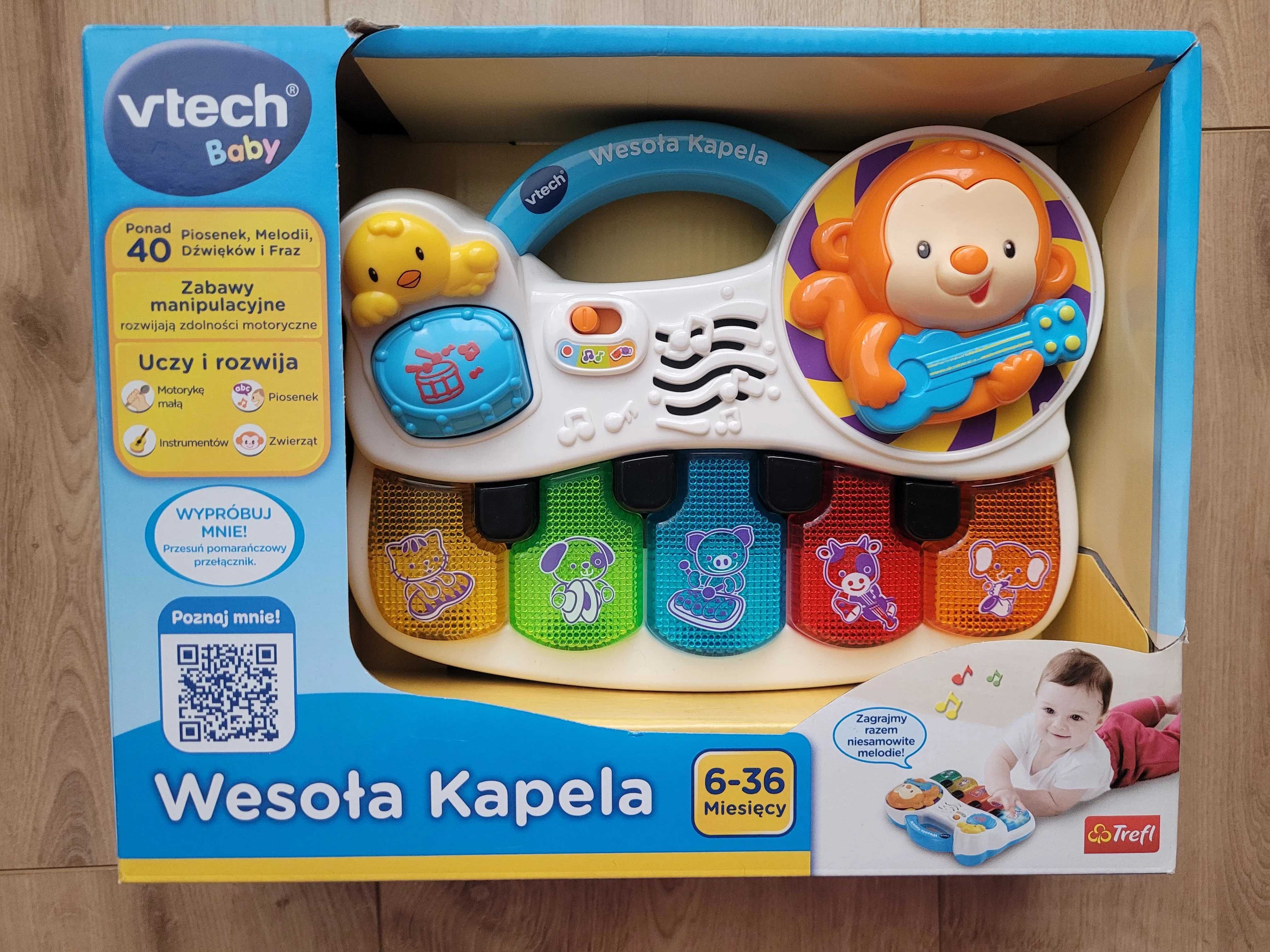 NOWA zabawka Vtech Wesoła kapela Trefl pianino dla dzieci 61074 keybor