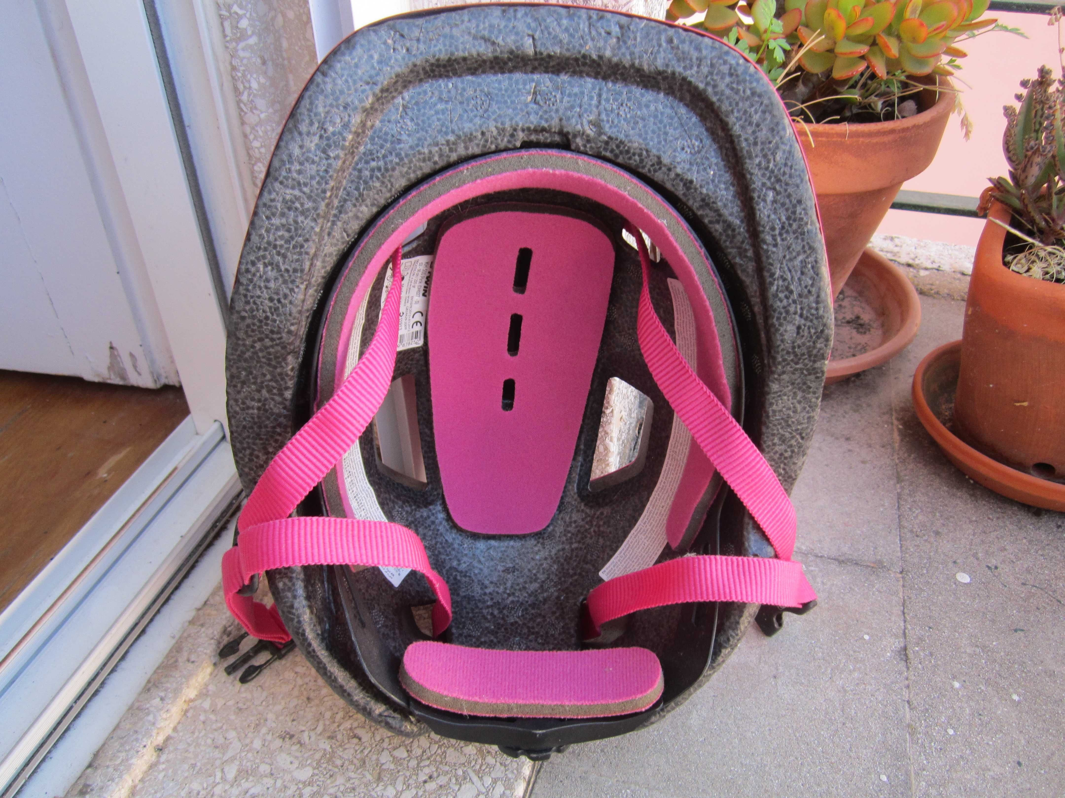 Capacete BTWIN Rosa Criança 53-56 cm, 220 gr