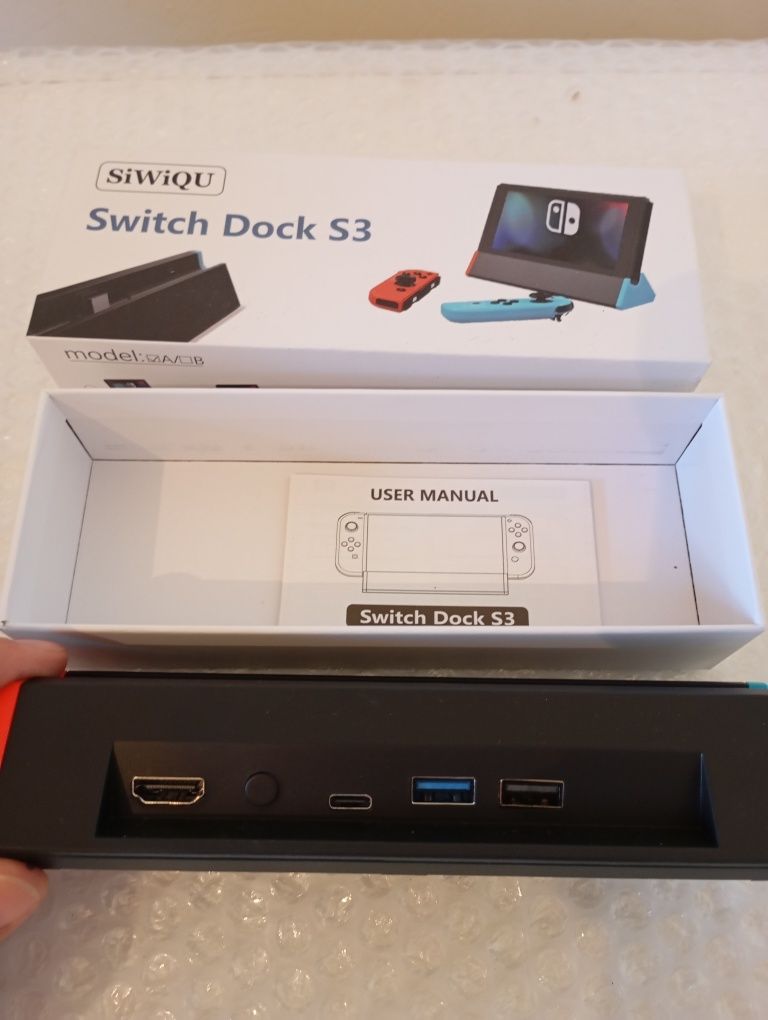 SiWiQU Switch Dock S3 – Stacja Dokująca do Nintendo Switch
