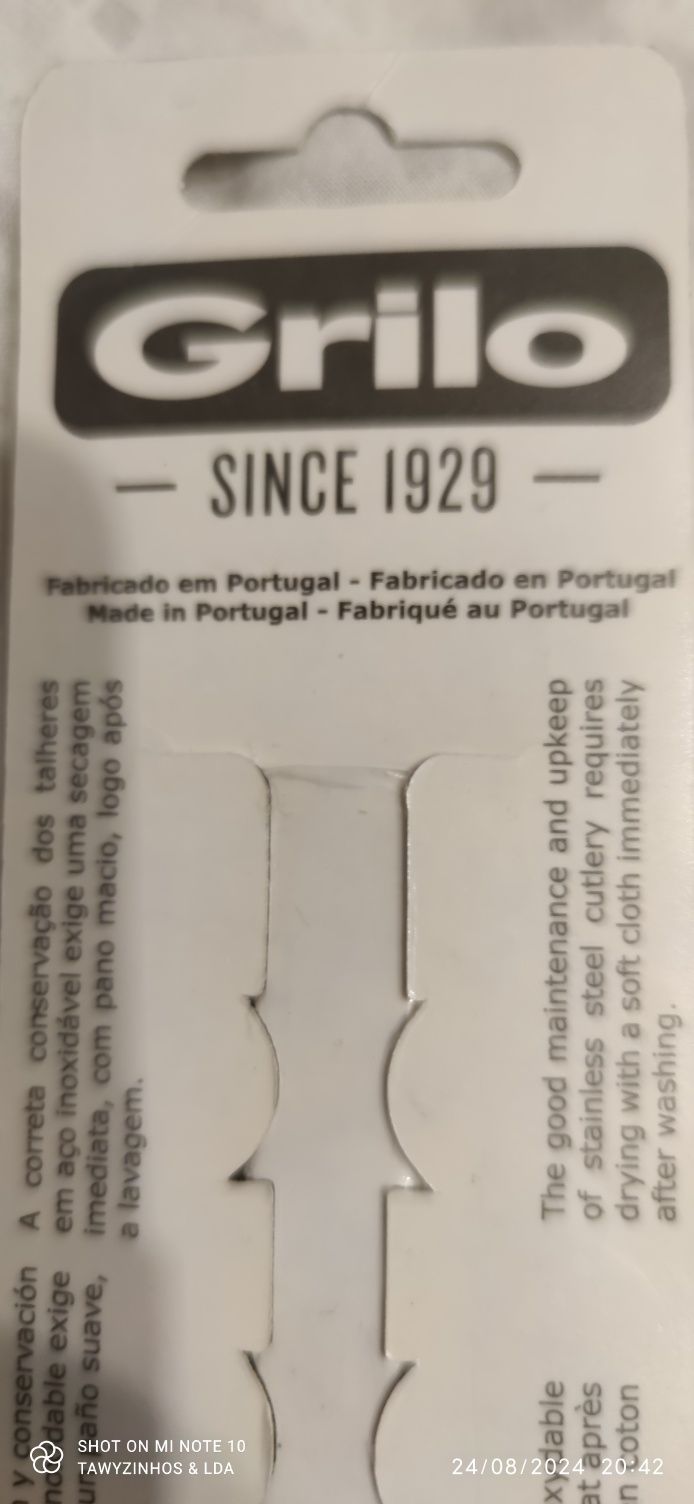 Facas garfos inox ,marca Grilo(made in Portugal)