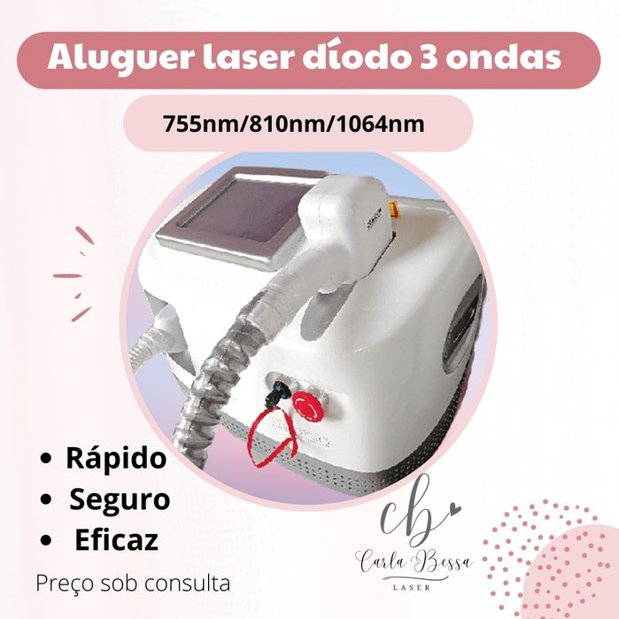 Aluguer laser díodo 3 comprimentos de onda (755nm/808nm/1064nm)