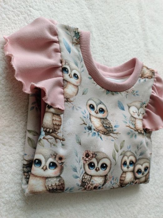 Bluza dziewczęca dresówka pętelka