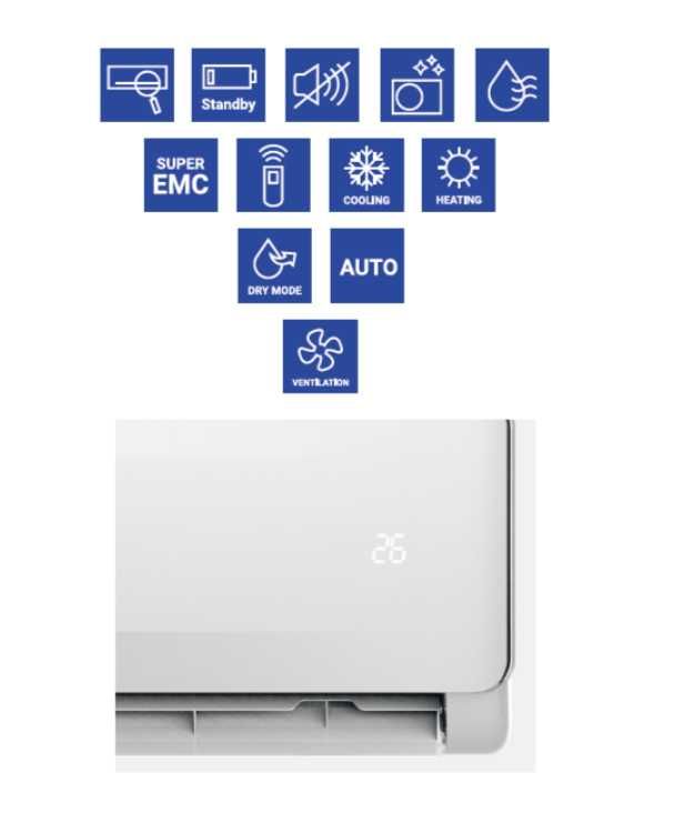 Pompa ciepła powietrze - powietrze AUX FREEDOM PLUS 5,2kW