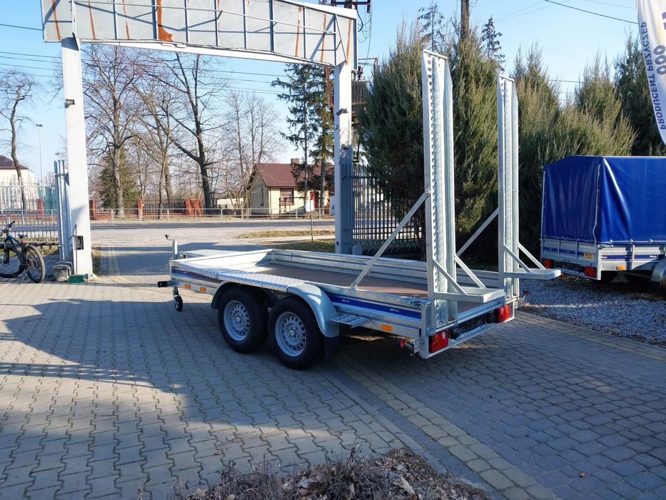 WNP SUSKI H27MK pod mini koparkę  Przyczepa ciężarowa 2-osiowa, bardzo mocna, cała spawana, z profili