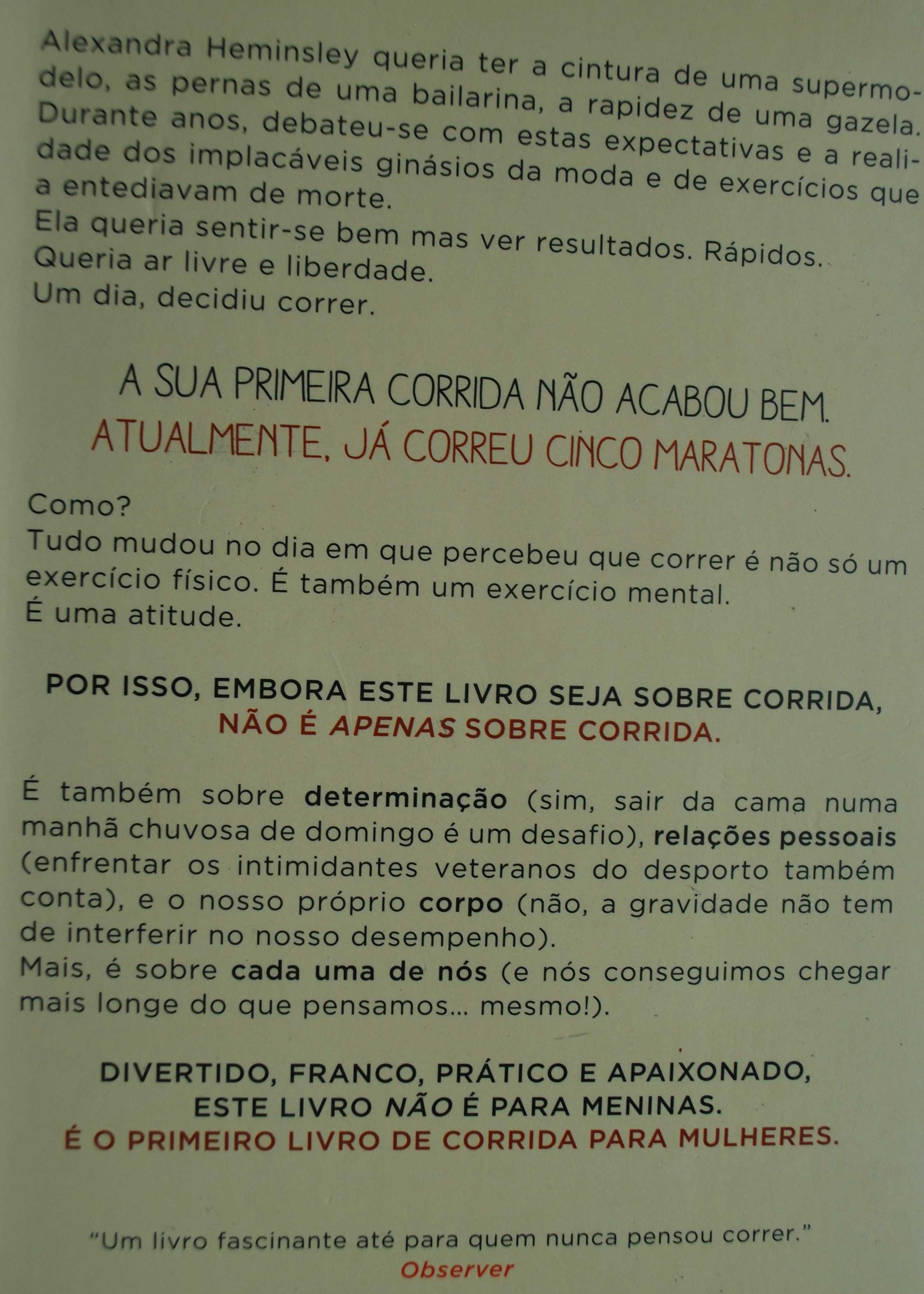 Correr Não É Para Meninas de Alexandra Heminsley