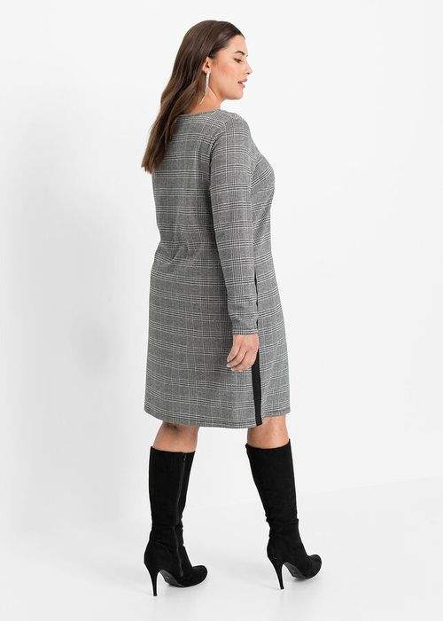 B.P.C sukienka żakardowa w kratkę ^32/34