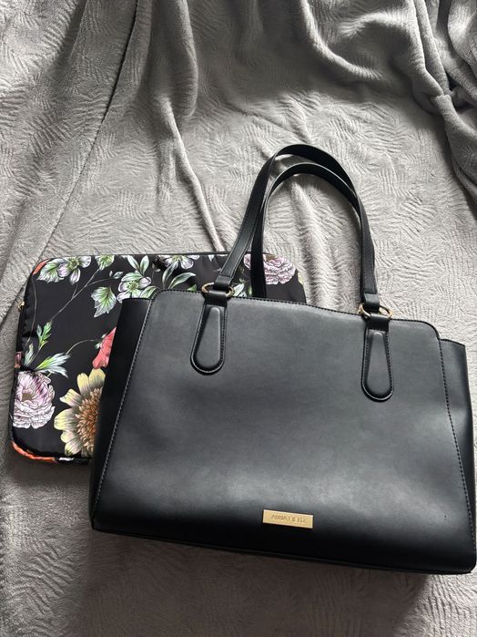 Nowa torba i etui na laptopa laptop a4 aktówka czarna duża na ramię