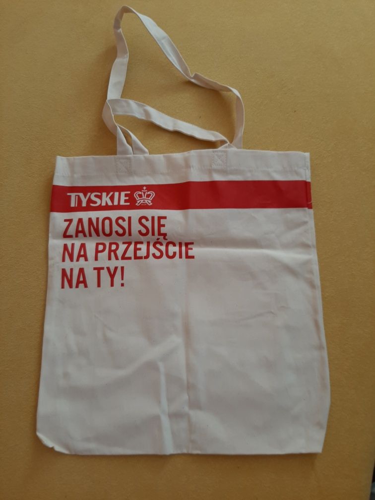 Torba na zakupy z logiem piwa Tyskie