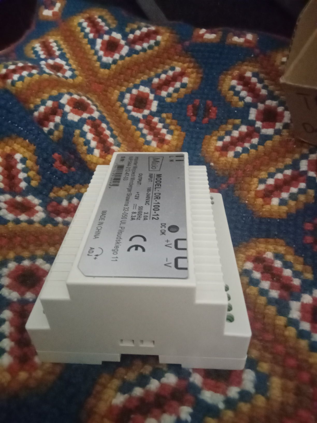 DR-100-12 - Zasilacz na szynę DIN 12V/8,3a
Kod: 13097