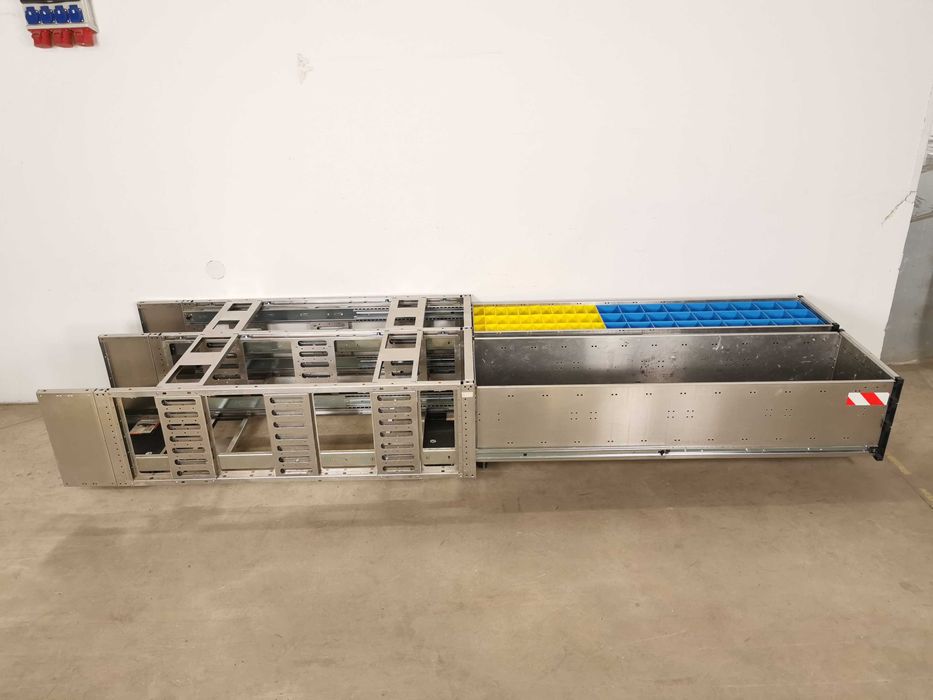 Szuflady dolne podłogowe do busa auta regał samochodowy serwisowy