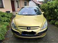 Samochod osobowy Peugeot 307, poj. 1,6 benzyna