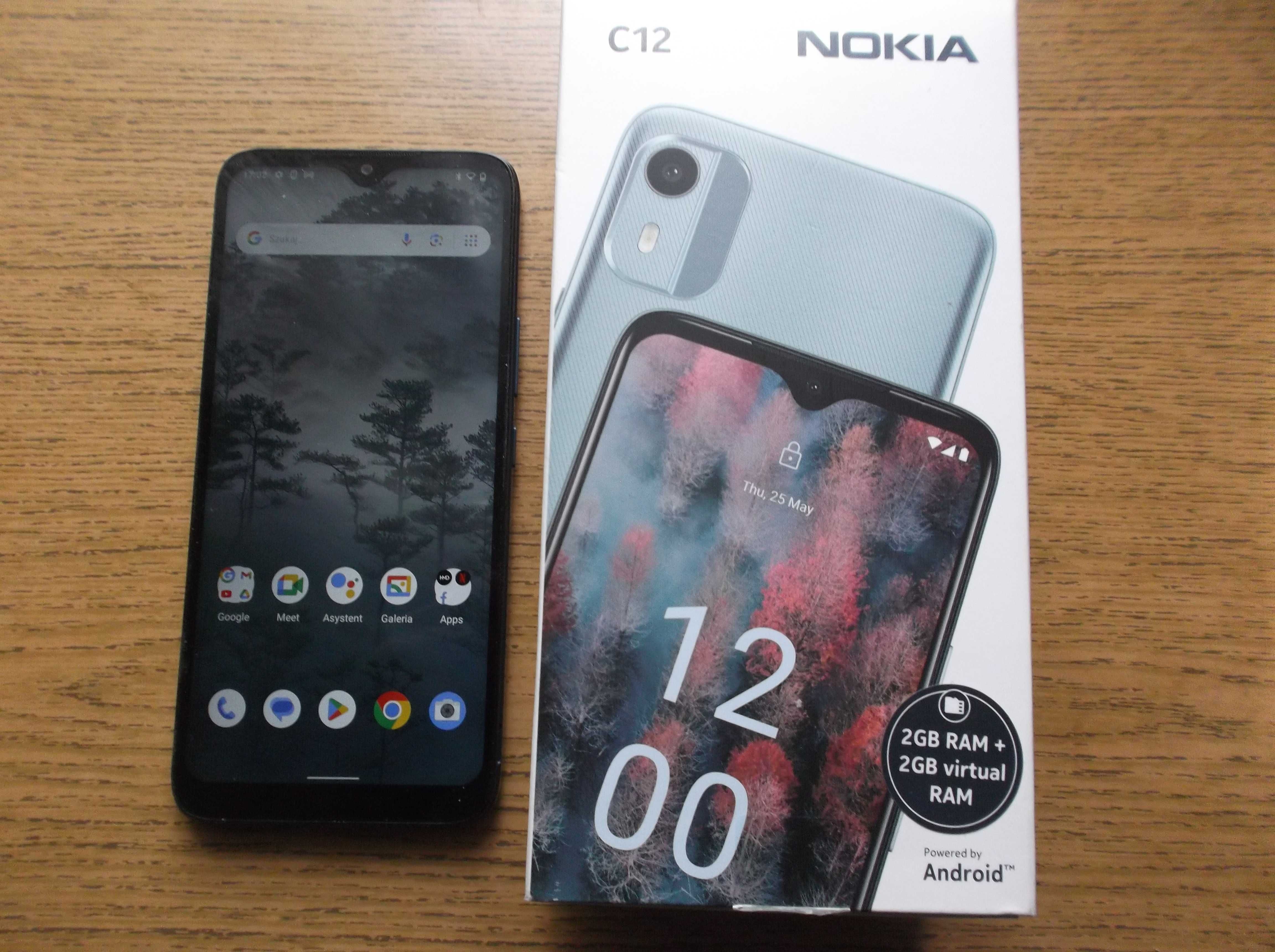 smartphone nowy nie używany na gwarancji nokia c 12