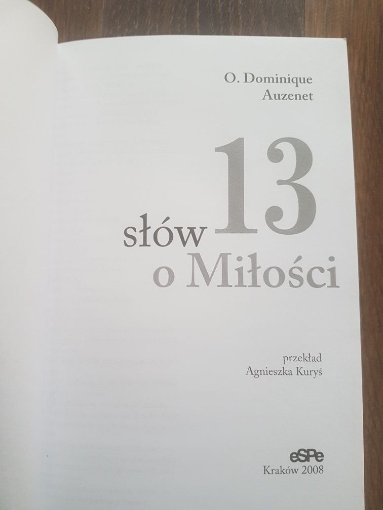 13 słów o Miłości