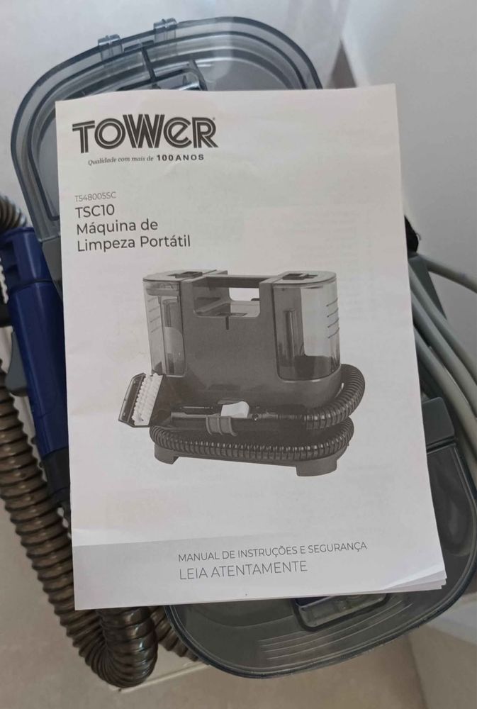 Maquina limpeza portatil com agua injectavél