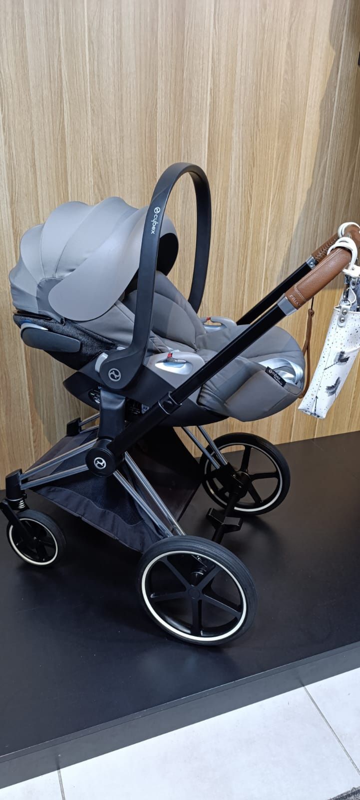 Cybex Priam wózek 2w1 lub 3w1 z rozkładanym fotelikiem i akcesoriami